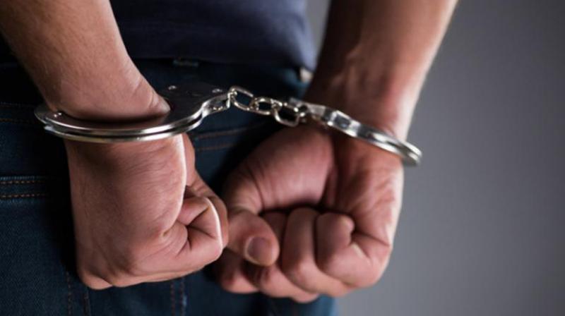 Youth arrested after hitting a brick in up temple Youth arrested after hitting a brick in up temple
