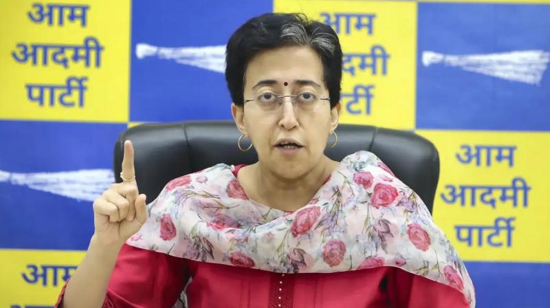 Atishi wrote a letter to the police commissioner regarding the water crisis Atishi wrote a letter to the police commissioner regarding the water crisis