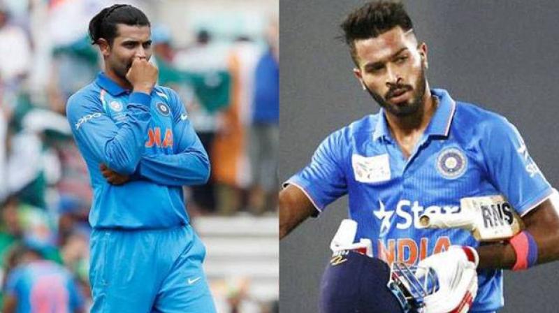 Hardik Pandya & Ravinder Jadeja Hardik Pandya & Ravinder Jadeja