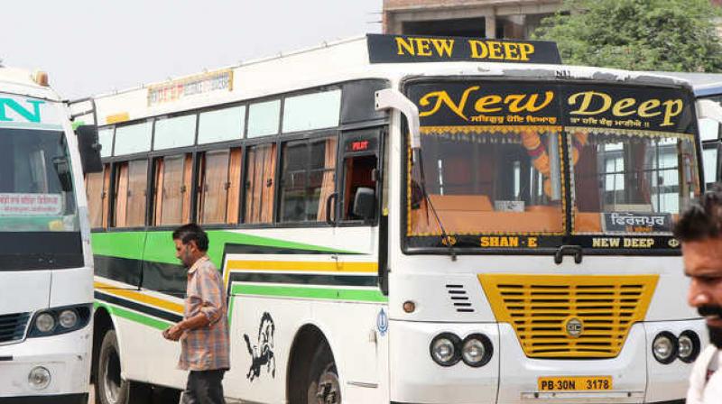  Transport Department closes private company buses on 22 routes of Gidderbaha-Muktsar