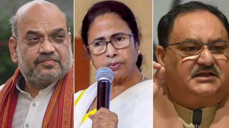  Amit Shah, Mamata Banerjee