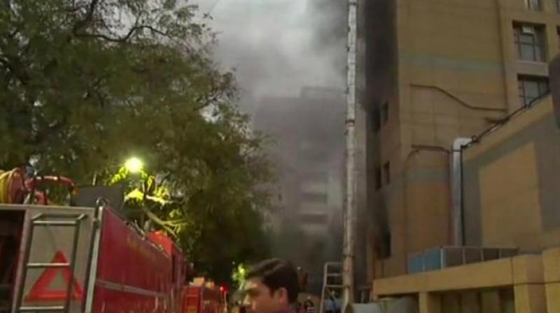 Fire Breaks Out in AIIMS Trauma Centre Fire Breaks Out in AIIMS Trauma Centre