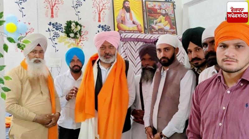Finance Minister Harpal Singh Cheema paid obeisance on the occasion of the 648th birth anniversary of Shiromani Bhagat Ravidass Ji Finance Minister Harpal Singh Cheema paid obeisance on the occasion of the 648th birth anniversary of Shiromani Bhagat Ravidass Ji
