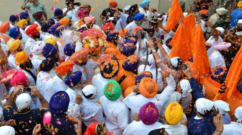 Tarntaran in nagar kirtan