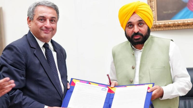 Punjab CM hands over land allotment letter to Tata Steel for Rs 2 600 cr plant Punjab CM hands over land allotment letter to Tata Steel for Rs 2 600 cr plant