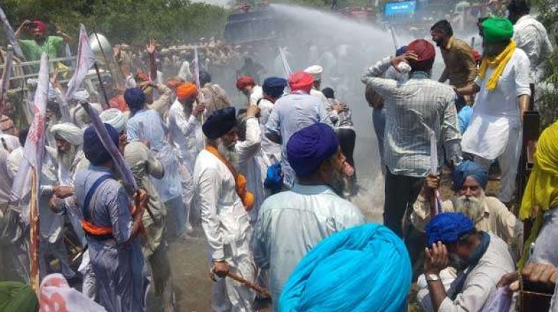 Farmers Protest at Mohali Farmers Protest at Mohali