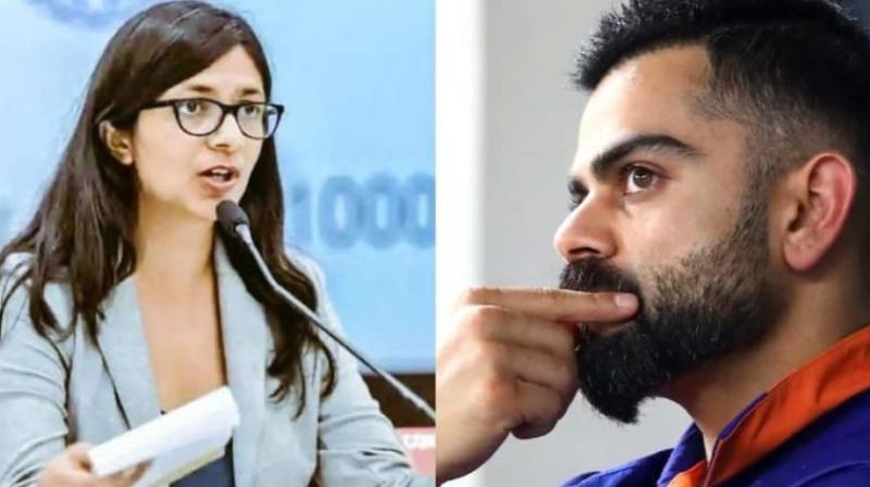 Delhi Women Commission issues notice to police over threats to Virat Kohli family Delhi Women Commission issues notice to police over threats to Virat Kohli family