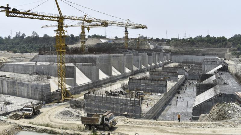 SHAHPURKANDI DAM PROJECT WORK SHAHPURKANDI DAM PROJECT WORK