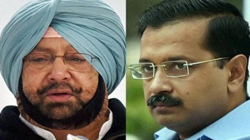 Debate between Kejriwal and Capt Amrinder Singh on Behbal Kalan