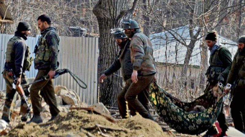 body of policeman has been found by kulgam