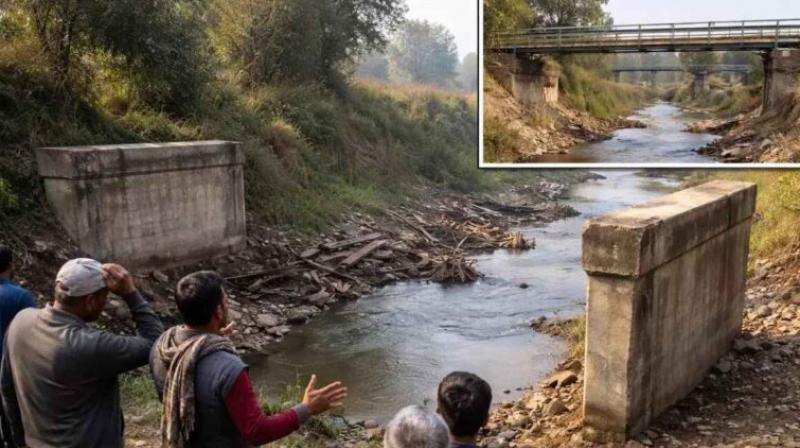 60 feet long bridge stolen overnight in Chhattisgarh
