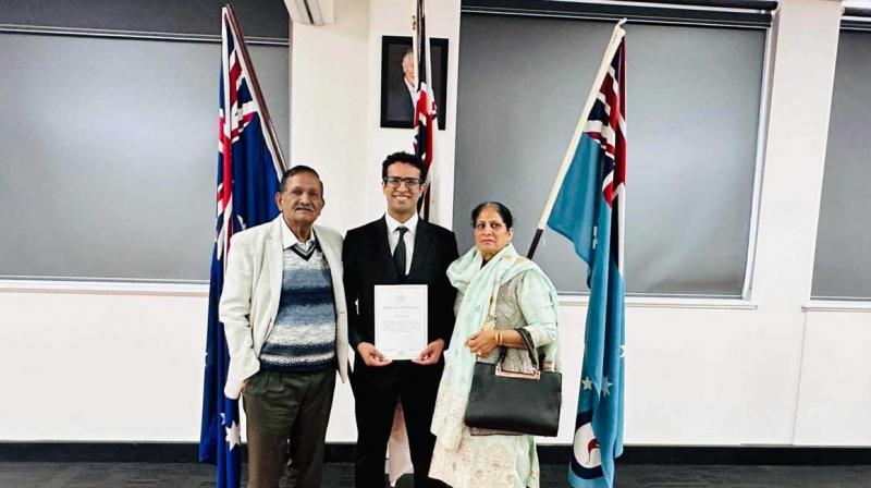Punjabi youth joined the Australian army Punjabi youth joined the Australian army
