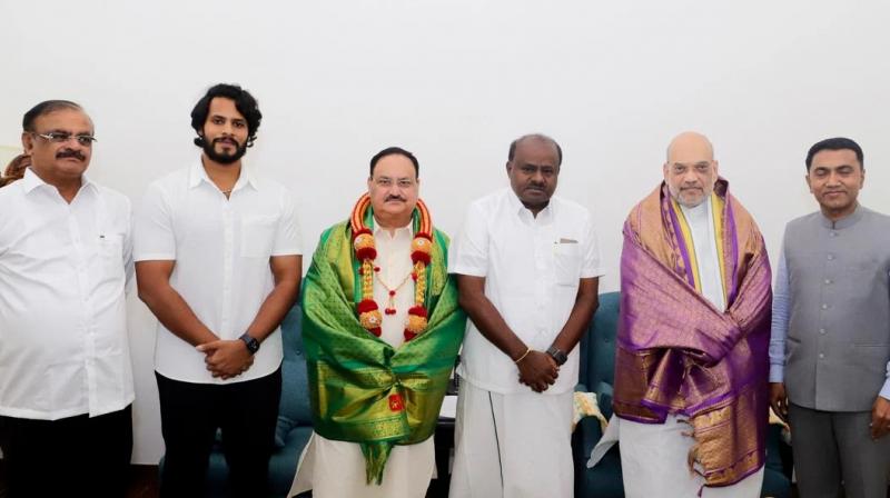 Janata Dal (Secular) Joins BJP-led NDA Alliance Janata Dal (Secular) Joins BJP-led NDA Alliance
