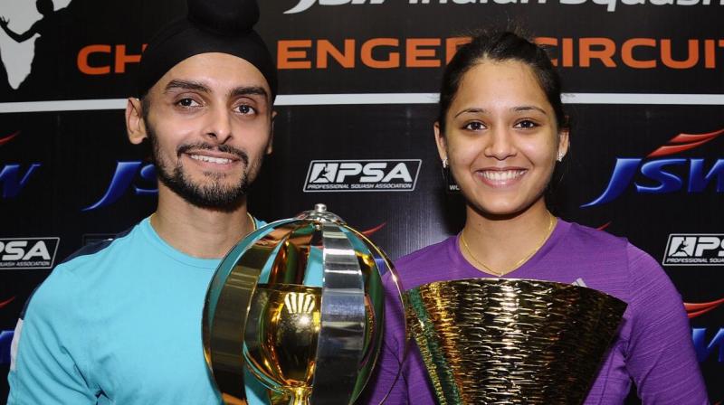 Dipika Pallikal, Harinder Sandhu clinch gold at Asian mixed doubles Squash Championships Dipika Pallikal, Harinder Sandhu clinch gold at Asian mixed doubles Squash Championships