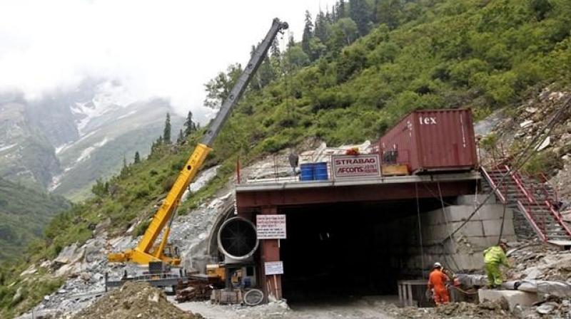 The Rohtang tunnel The Rohtang tunnel