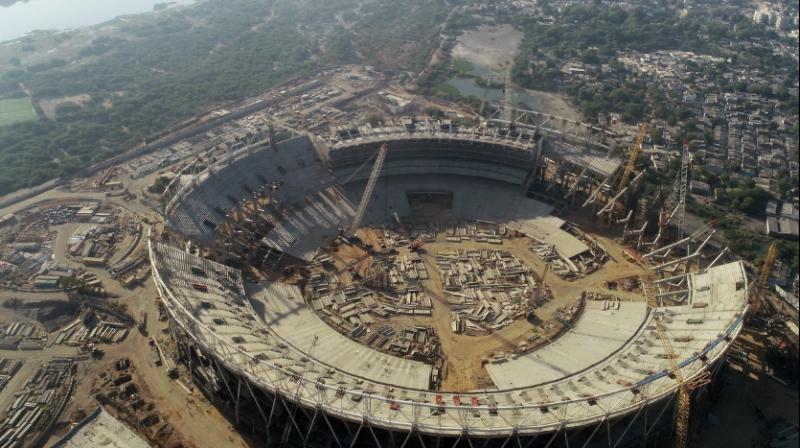 world’s biggest cricket stadium at Motera