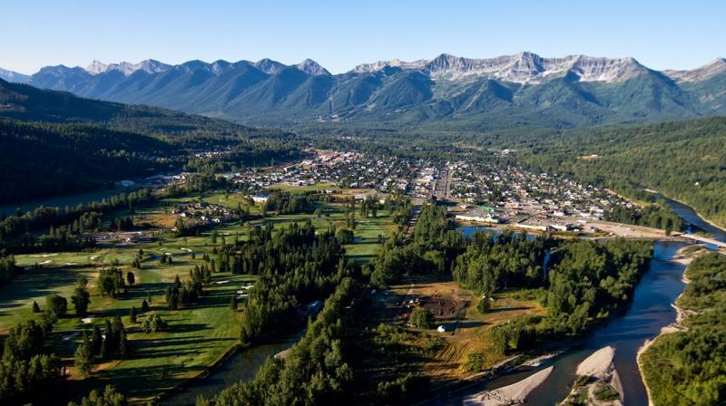 Fernie City in Canada