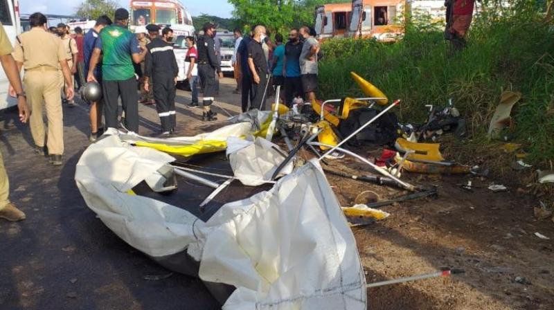 Glider crashes during training session in Kochi