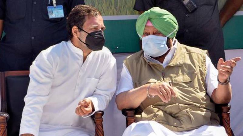 Rahul Gandhi-Captain Amarinder Singh 