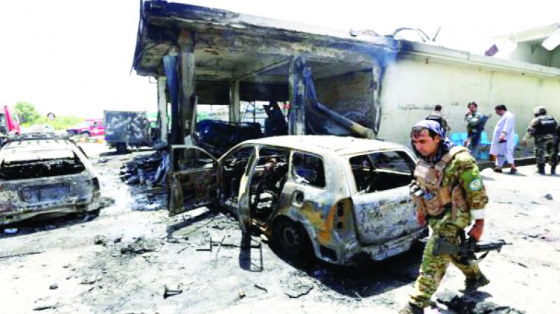 Suicide  Attack In Jalalabad Afghanistan 