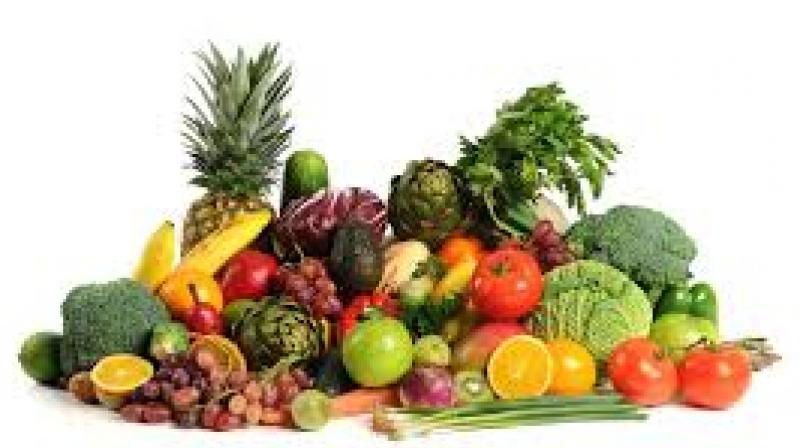 vegetables, fruits