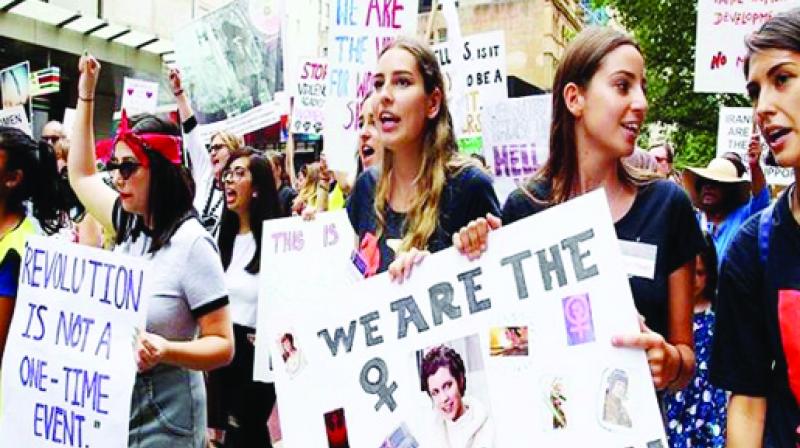 Thousands of women took part in 'Women's March' Thousands of women took part in 'Women's March'