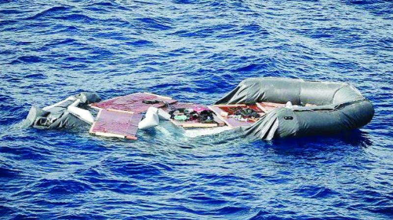 Immigrants boat sink in Libya