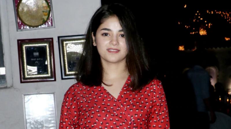 zaira wasim clarification social media account hack