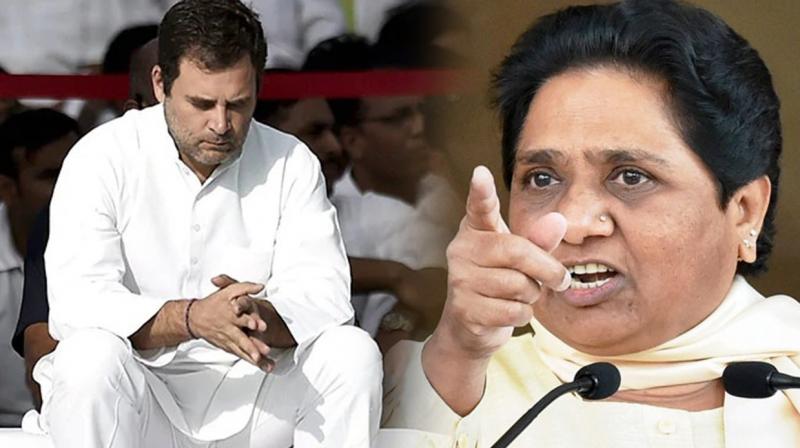 Mayawati and Rahul Gandhi