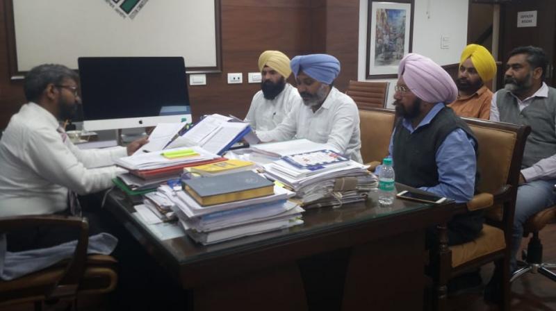 AAP delegation meets chief electoral officer of Punjab AAP delegation meets chief electoral officer of Punjab