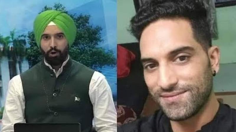 Pakistani Sikh News Anchor and His Brother Pakistani Sikh News Anchor and His Brother
