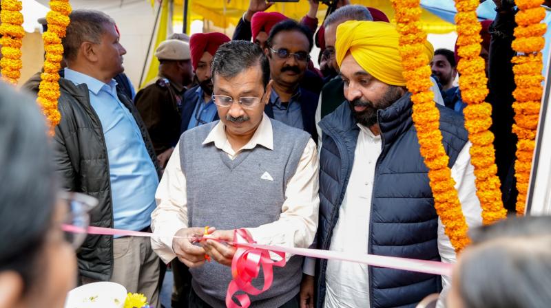 CM Bhagwant Mann and Arvind Kejriwal dedicate 165 more Aam Aadmi Clinics in state