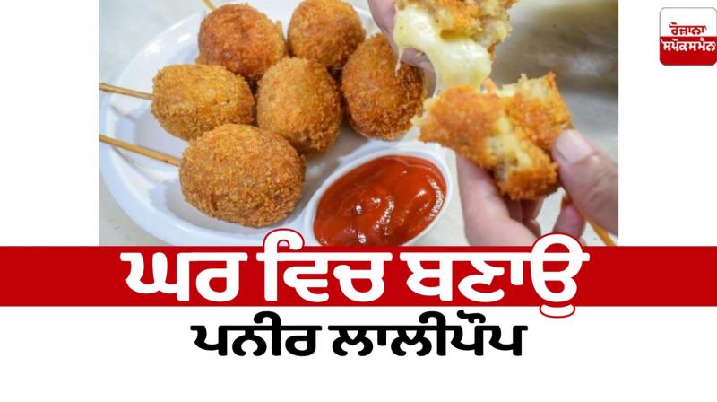 Homemade Paneer Lollipops Food Recipes in punjabi