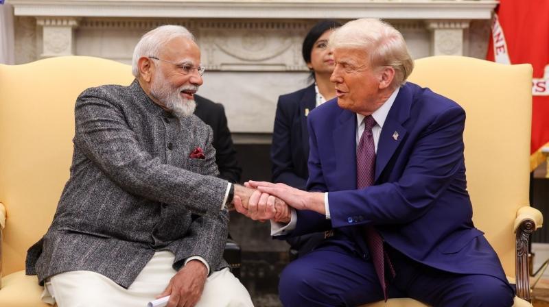 PM Modi met with Trump PM Modi met with Trump