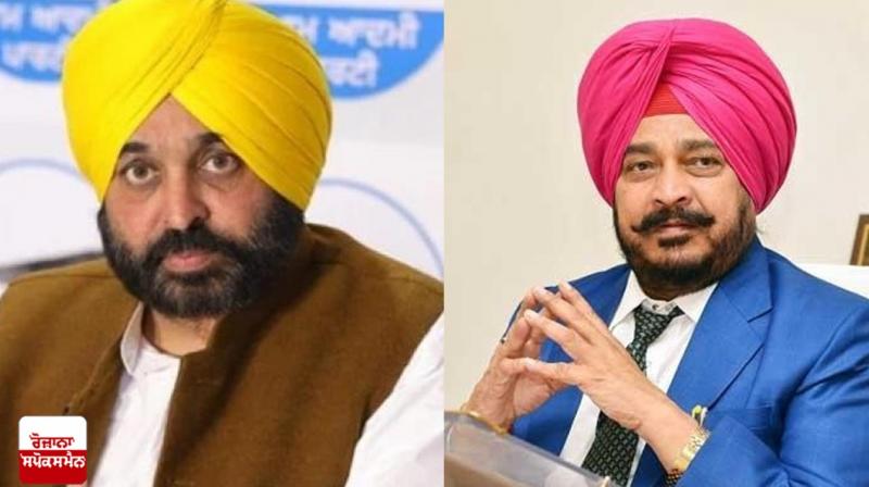 CM Bhagwant Mann and former Minister Sadhu Singh Dahramsot CM Bhagwant Mann and former Minister Sadhu Singh Dahramsot