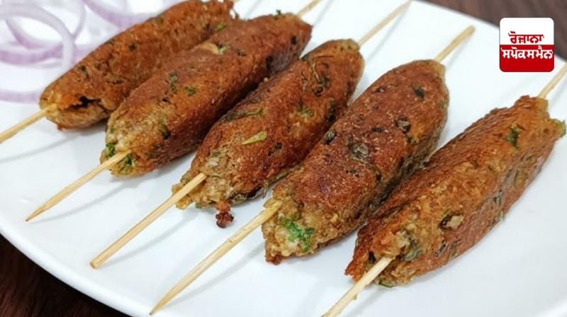 Khoya Paneer Seekh Kebab Khoya Paneer Seekh Kebab