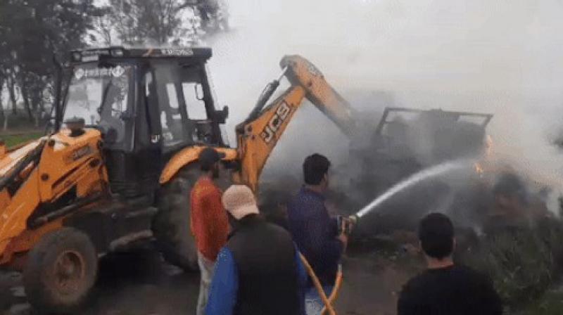 Khanna Trolley Fire Khanna Trolley Fire
