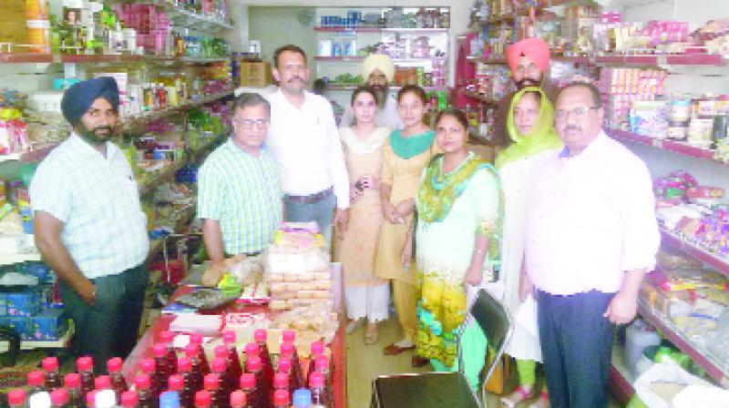 District Child Protection Team checking Shops District Child Protection Team checking Shops