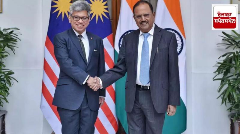 India's NSA Ajit Doval meets Malaysian Security Advisor India's NSA Ajit Doval meets Malaysian Security Advisor
