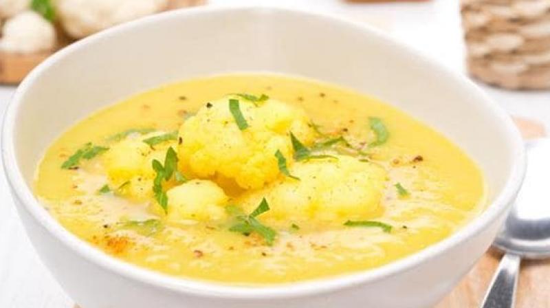 Try this delicious microwave gobhi dahiwala at home