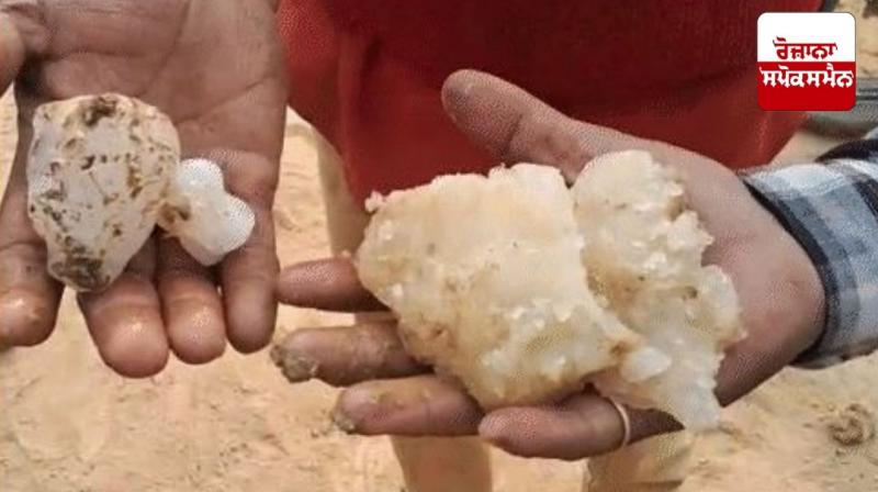 20 kg snowball falls from sky in UP