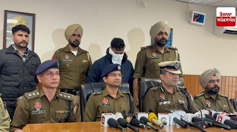 Tarn Taran Police arrest international drug smuggler Shaun Bhinder Tarn Taran Police arrest international drug smuggler Shaun Bhinder
