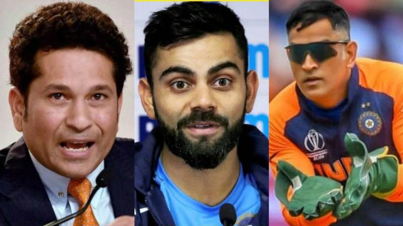 Sachin Tendulkar, virat kohli and Mahinder Singh Dhoni Sachin Tendulkar, virat kohli and Mahinder Singh Dhoni