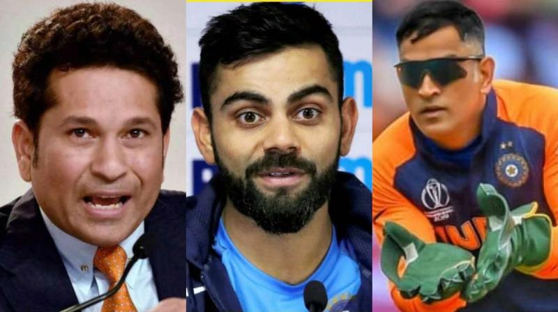 Sachin Tendulkar, virat kohli and Mahinder Singh Dhoni