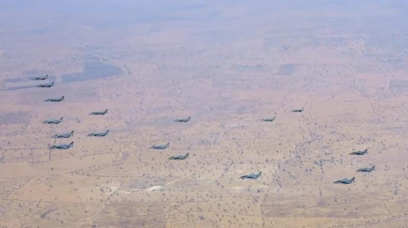 Fly-past of 75 aircraft on Republic Day Fly-past of 75 aircraft on Republic Day