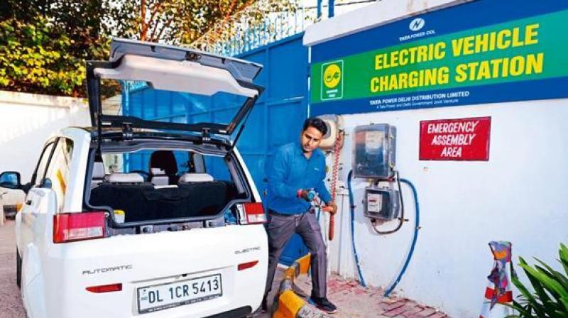 Electronic Vehicle Charging Station Electronic Vehicle Charging Station