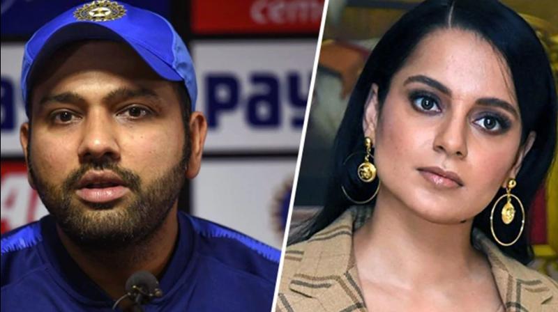 Rohit Sharma and Kangna Rohit Sharma and Kangna