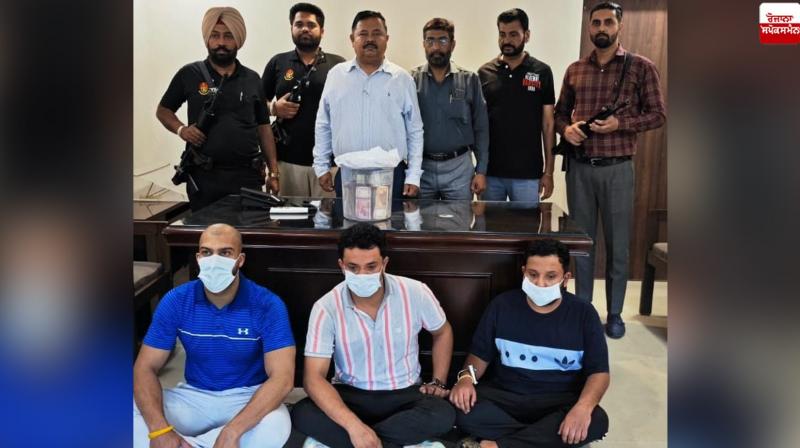 PUNJAB POLICE BUST EXTORTION RACKET BACKED BY LAWRENCE BISHNOI PUNJAB POLICE BUST EXTORTION RACKET BACKED BY LAWRENCE BISHNOI