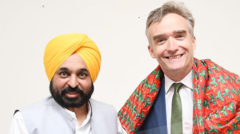 CM Mann meeting with British High Commissioner Alex ellis  