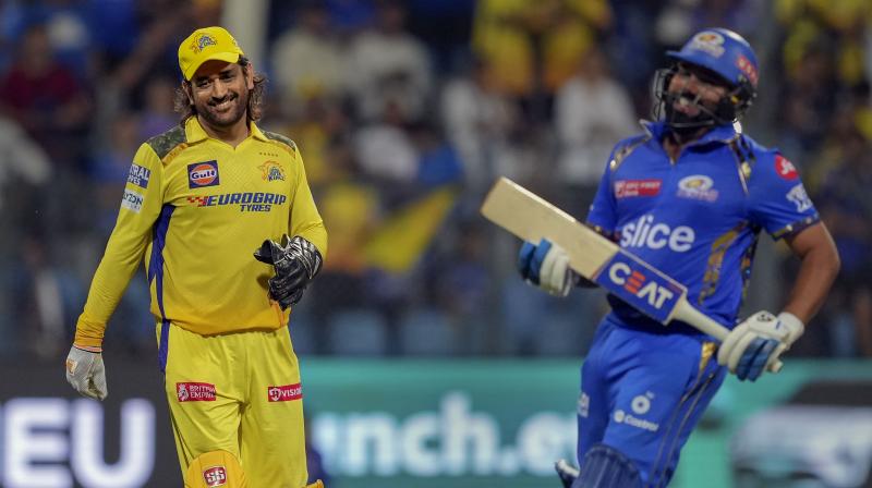 Chennai win by 20 runs despite Rohit century